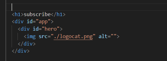 HTML structure for neon cursor animation